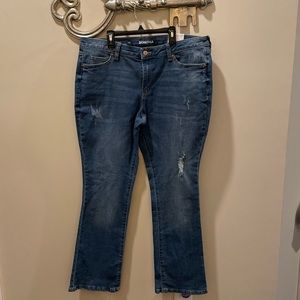 Plus Size SONOMA Women’s Ladies Midrise Boot Cut Denim Jeans Size 16